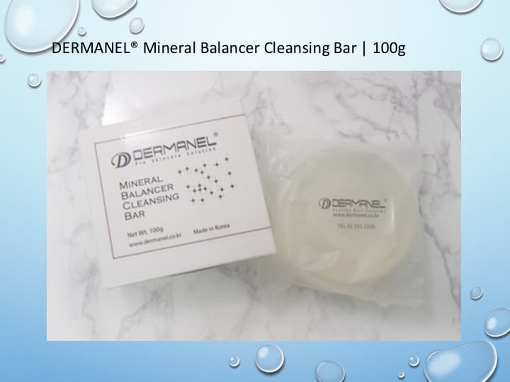 DERMANEL_ Mineral Balancer Cleansing Bar